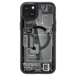Θήκη Spigen Ultra Hybrid MagSafe Apple iPhone 15 (6.1") Zero One Black (ACS06806)