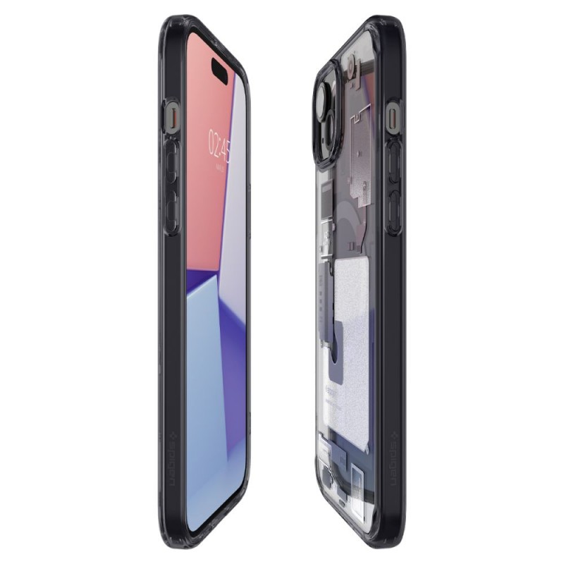 Θήκη Spigen Ultra Hybrid MagSafe Apple iPhone 15 (6.1") Zero One Black (ACS06806)