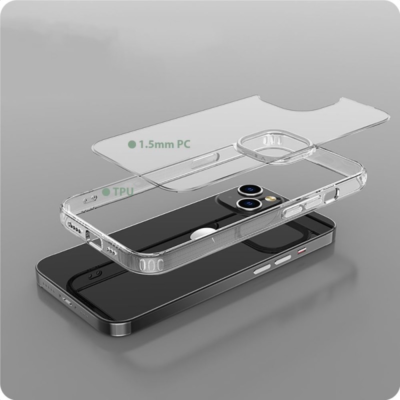 Θήκη Tech-Protect Flexair Hybrid Apple iPhone 15 Plus (6.7") Clear