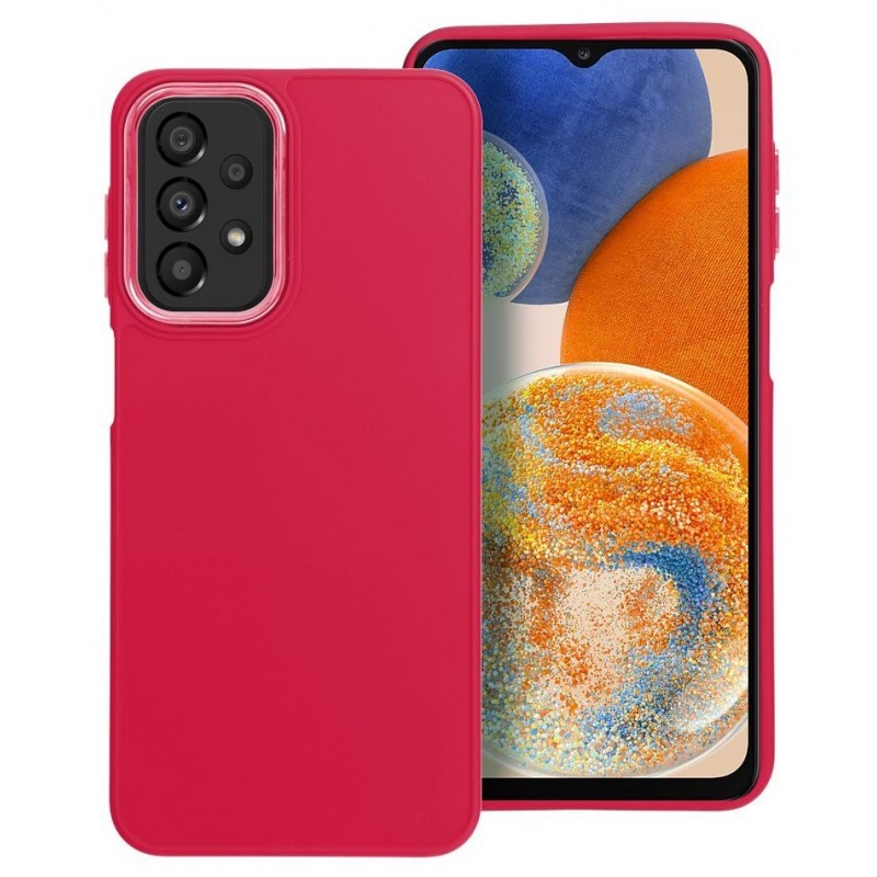Θήκη Satin with Camera Lens Protection Motorola Moto G84 Magenta