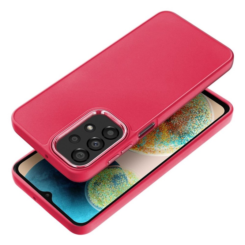 Θήκη Satin with Camera Lens Protection Motorola Moto G84 Magenta