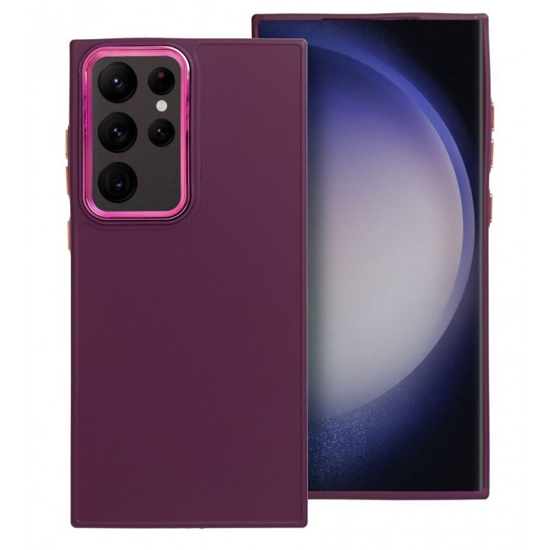 Θήκη Satin Samsung Galaxy S23 Ultra 5G S918 Purple