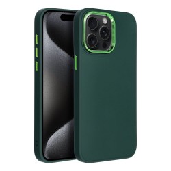 Θήκη Satin with Camera Lens Protection Apple iPhone 15 Pro Max (6.7") Green