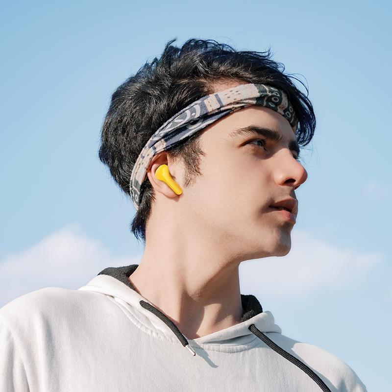 Ακουστικά Bluetooth Hoco Bright True ENC TWS EW39 WIreless Earphones Yellow