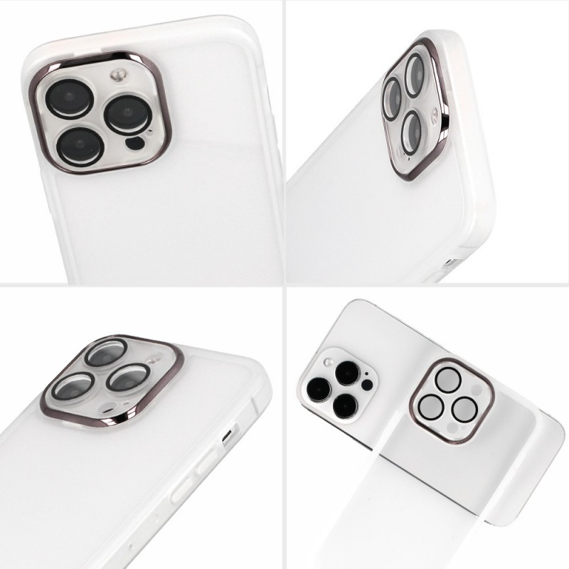 Θήκη Protective Lens Apple iPhone 15 Plus (6.7") White Clear