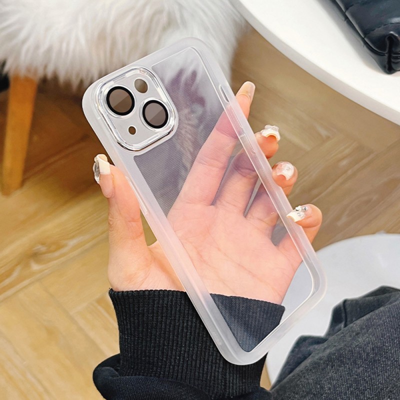 Θήκη Protective Lens Apple iPhone 15 Plus (6.7") White Clear