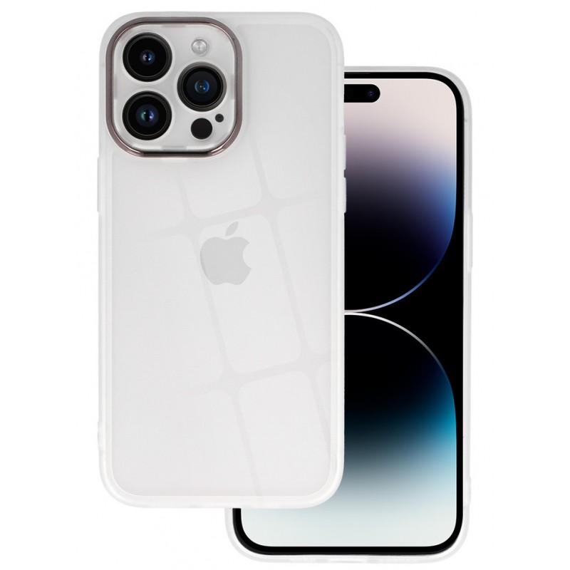 Θήκη Protective Lens Apple iPhone 15 Plus (6.7") White Clear