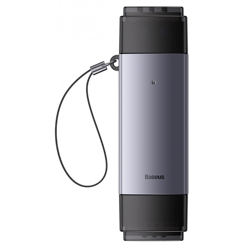 Αντάπτορας Baseus Lite Series Card Reader USB 3.0 για SD/microSD- Type -C (WKQX060113)
