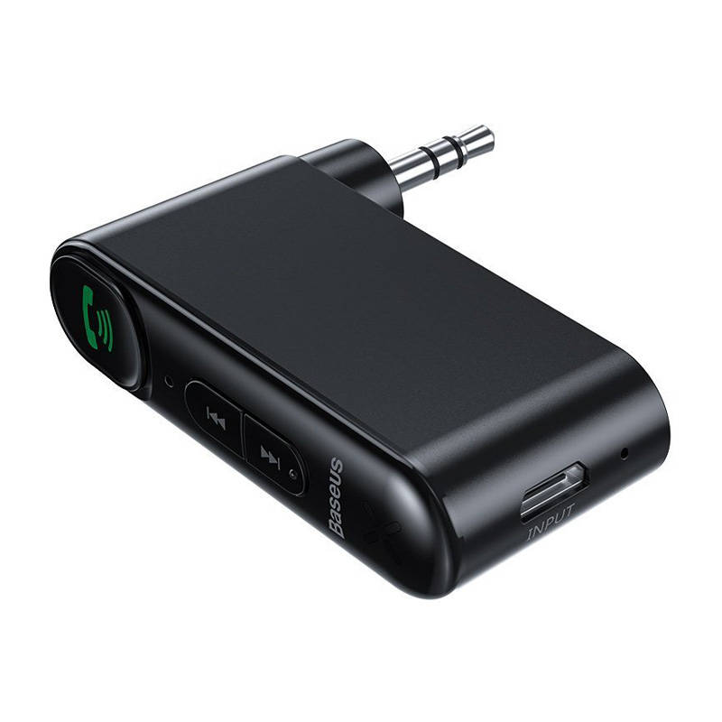 Ασύρματος Δέκτης Baseus Qiyin Bluetooth AUX 3.5mm Wireless Receiver & Transmiter Black (WXQY-01)