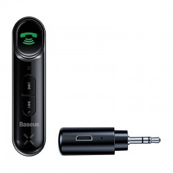 Ασύρματος Δέκτης Baseus Qiyin Bluetooth AUX 3.5mm Wireless Receiver & Transmiter Black (WXQY-01)