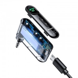 Ασύρματος Δέκτης Baseus Qiyin Bluetooth AUX 3.5mm Wireless Receiver & Transmiter Black (WXQY-01)