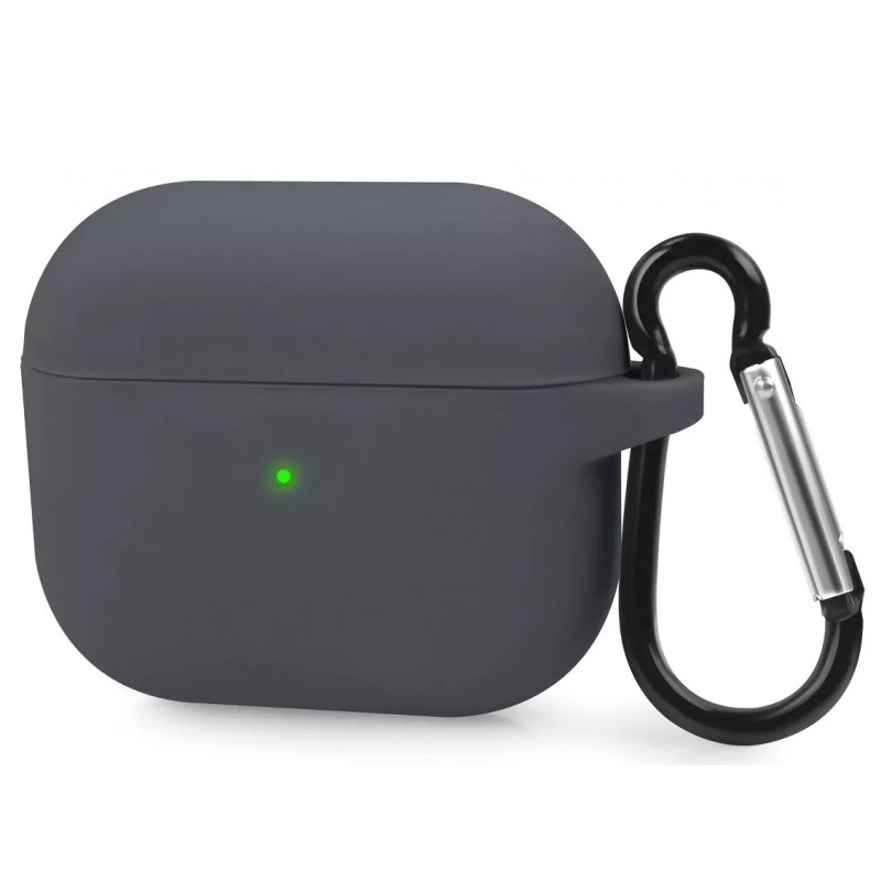 Θήκη TPU Airpods 3 Shockproof & Carabiner Advanced Ash