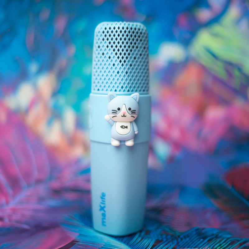 Maxlife Bluetooth Μικρόφωνο Animal με ηχείο MXBM-500 Blue Maxlife Bluetooth Μικρόφωνο Animal με ηχείο MXBM-500 Blue