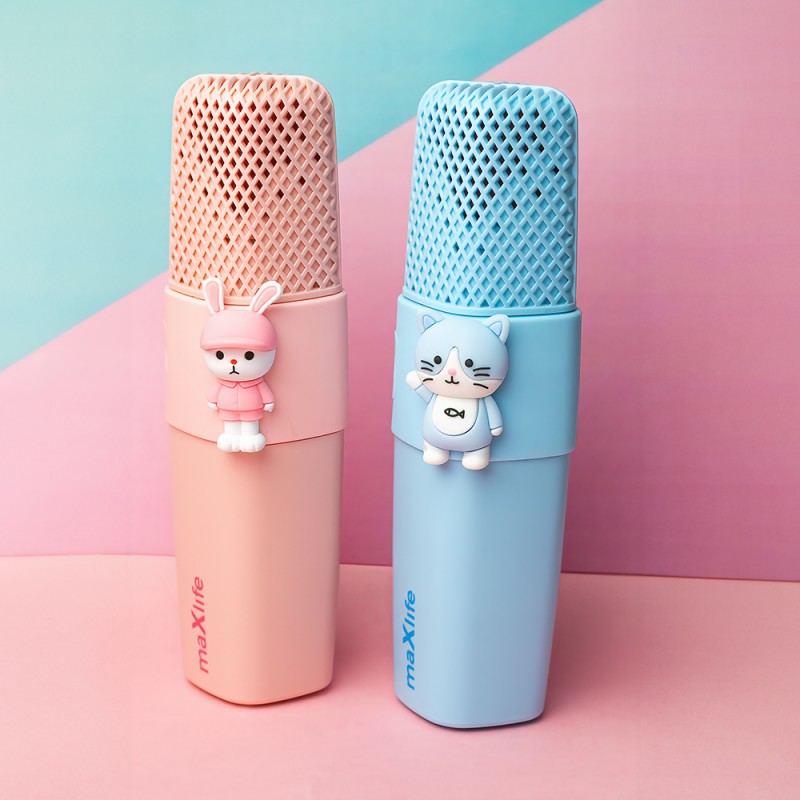 Maxlife Bluetooth Μικρόφωνο Animal με ηχείο MXBM-500 Blue Maxlife Bluetooth Μικρόφωνο Animal με ηχείο MXBM-500 Blue
