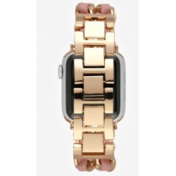 Ανταλλακτικό λουράκι QuickFit Leather Chain Strap Apple Watch 1/2/3/4/5/6/SE/7 (38/40/41mm) Rose Gold