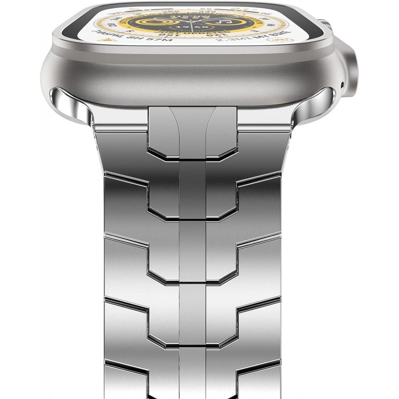 Ανταλλακτικό λουράκι QuickFit Iron Man Stainless Apple Watch 1/2/3/4/5/6/SE/7/8/Ultra (42/44/45/49mm) Silver Ανταλλακτικό λουράκι QuickFit Iron Man Stainless Apple Watch 1/2/3/4/5/6/SE/7/8/Ultra (42/44/45/49mm) Silver