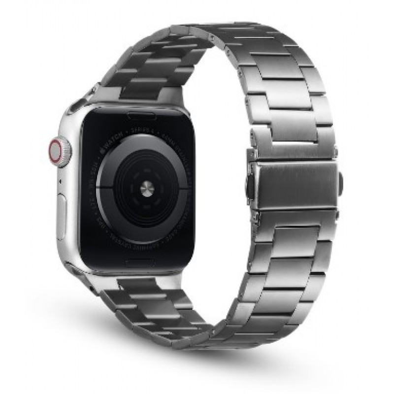 Ανταλλακτικό λουράκι QuickFit Ultra Thin Apple Watch 1/2/3/4/5/6/SE/7/8 (42/44/45/49mm) Stainless Grey