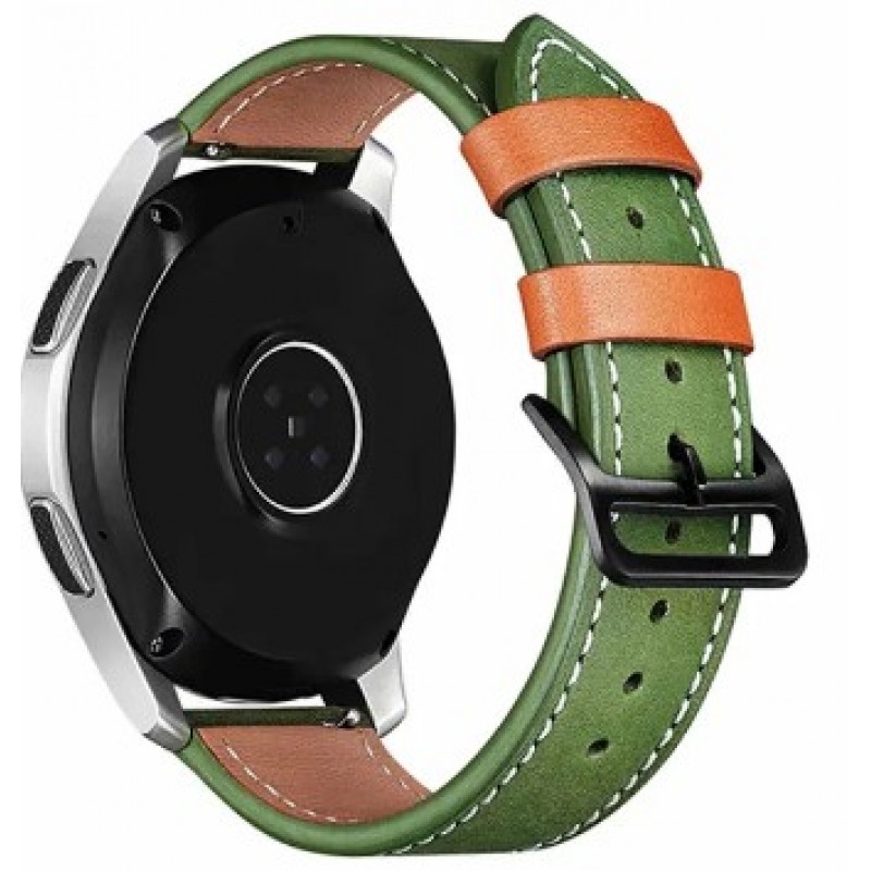 Ανταλλακτικό λουράκι QuickFit Leather High Grade Bio-Color Apple Watch 1/2/3/4/5/6/SE/7/8 (42/44/45/49mm) Green