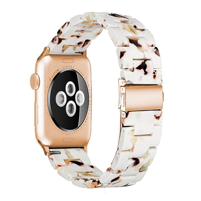 Ανταλλακτικό λουράκι QuickFit Ceramic  Apple Watch 1/2/3/4/5/6/SE/7/8 (42/44/45/49mm) Nougat