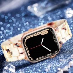 Ανταλλακτικό λουράκι QuickFit Ceramic  Apple Watch 1/2/3/4/5/6/SE/7/8 (42/44/45/49mm) Nougat
