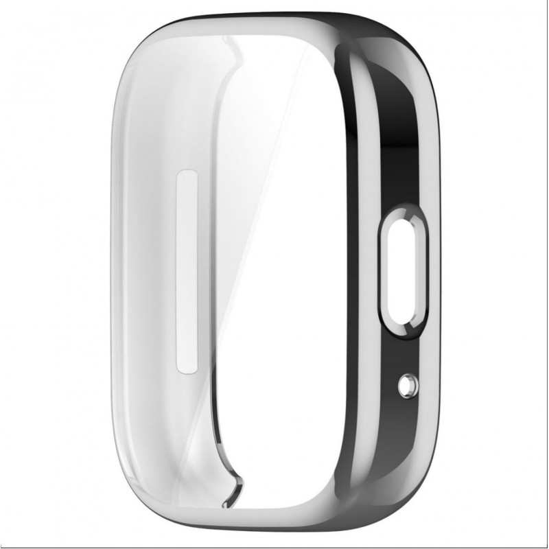 Θήκη Electroplated TPU Full Screen Cover Xiaomi Redmi Watch 5 Active Silver