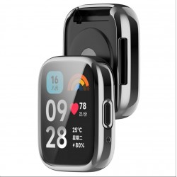Θήκη Electroplated TPU Full Screen Cover Xiaomi Redmi Watch 5 Active Silver