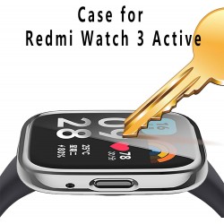 Θήκη Electroplated TPU Full Screen Cover Xiaomi Redmi Watch 5 Active Silver
