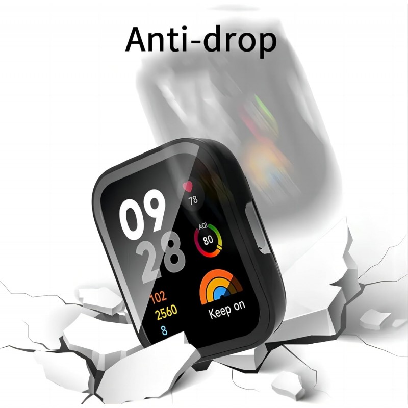 Θήκη PC Full Glass Screen Protector Xiaomi Redmi Watch 5 Active Clear