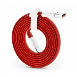 Καλώδιο Data OnePlus Warp Charge Flat (C201) USB to Type-C 1m Red (Original Blister)