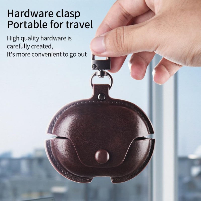Θήκη Huawei Freebuds Pro 3 Leather Skin Green