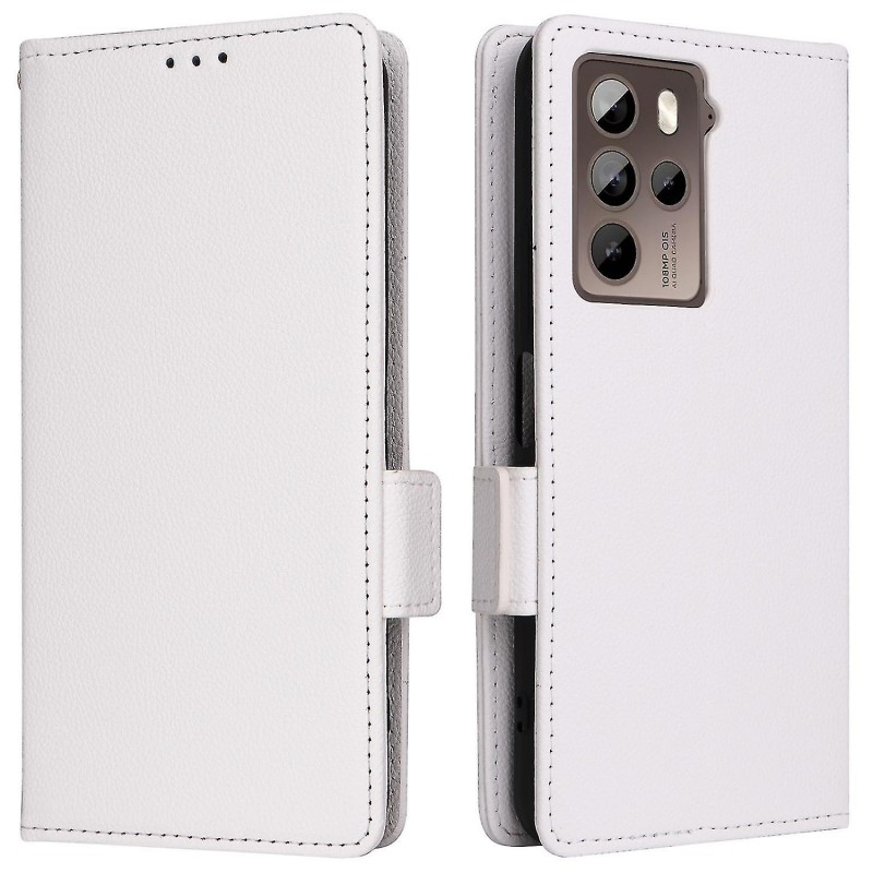 Θήκη Book Magnetic & Card Holder Realme 14 Pro+ White Θήκη Book Magnetic & Card Holder Realme 14 Pro+ White