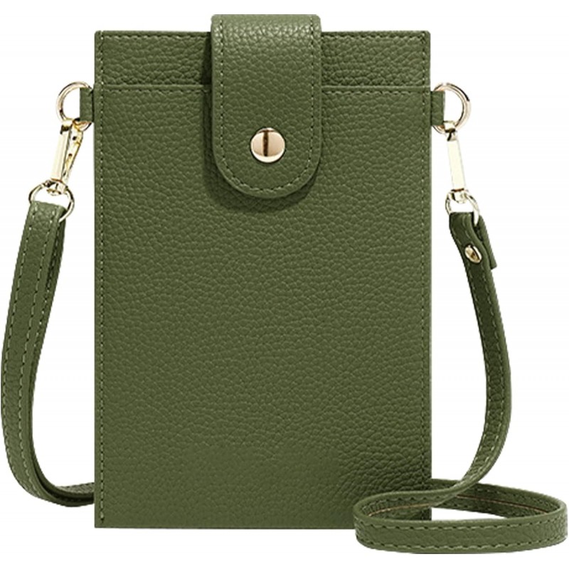 Τσάντα Crossbody Leather Phone Bag Green