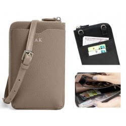 Τσάντα Crossbody Leather Wallet Phone Bag Brown