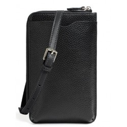 Τσάντα Crossbody Leather Wallet Phone Bag Black