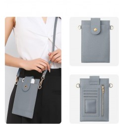 Τσάντα Crossbody Leather Phone Bag Orange