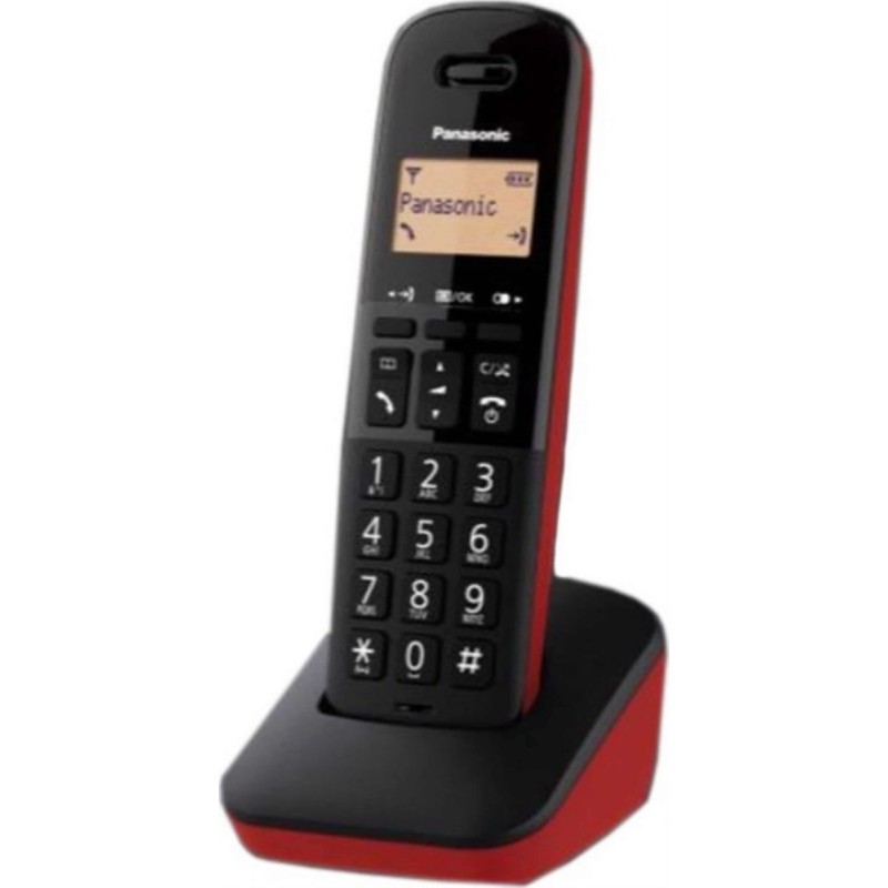 Ασύρματο Τηλέφωνο Panasonic KX-TGB610 Black/Red