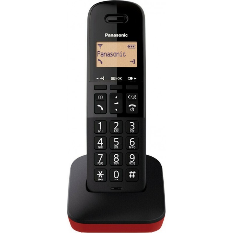 Ασύρματο Τηλέφωνο Panasonic KX-TGB610 Black/Red