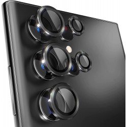 Γυαλί Προστασίας Eagle Eye Camera Lens with Metal Ring  and Positioning Plate  Samsung Galaxy S25 5G SM-S931 Tempered Glass 9H AntiCrash / AntiShock  Black