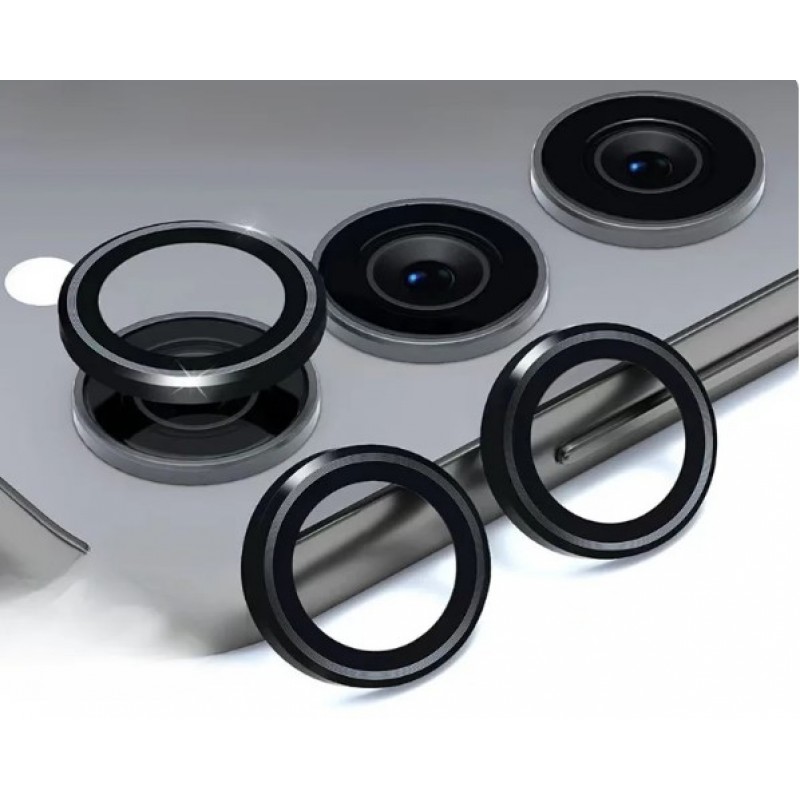 Προστατευτικό Κάμερας  Eagle Eye Camera Lens with Metal Ring  and Positioning Plate Samsung Galaxy A14 4G/5G A34 5G SM-A14 SM-A34 Black