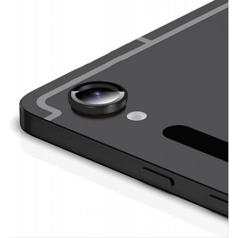 Γυαλί Προστασίας Eagle Eye Camera Lens with Metal Ring and Positioning Plate Samsung Galaxy Tab S10 FE Plus Tempered Glass 9H AntiCrash / AntiShock  Black