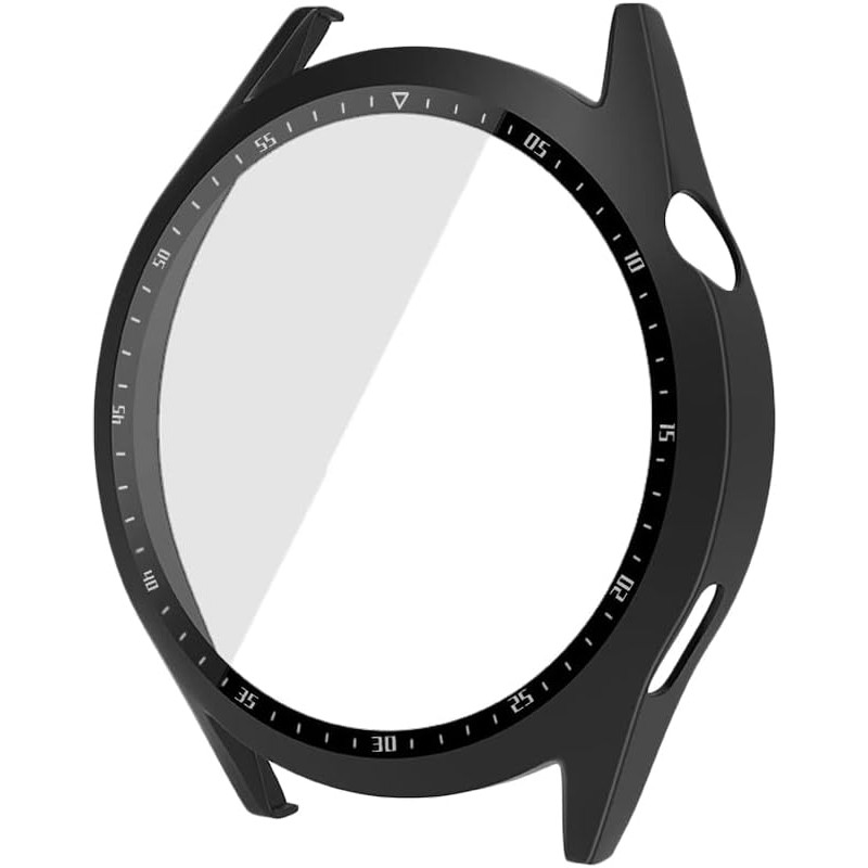 Θήκη PC Full Glass Screen Protector with Scale Huawei Watch GT 5 (46mm) Black