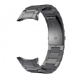 Ανταλλακτικό λουράκι QuickFit Stainless Steel Space Grey για Samsung Galaxy Watch 7 / 6 / 6 Classic / 5 / 5 Pro/ 4 / 4 Classic