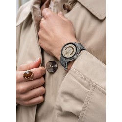Ανταλλακτικό λουράκι QuickFit Milanese Band Space Grey για Samsung Galaxy Watch 7 / 6 / 6 Classic / 5 / 5 Pro/ 4 / 4 Classic