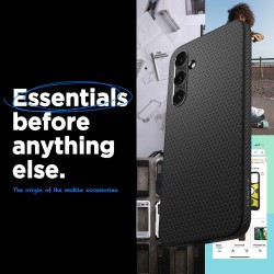 Θήκη Spigen Liquid Air Samsung Galaxy S25 Ultra 5G S938 Matte Black (ACS08953)