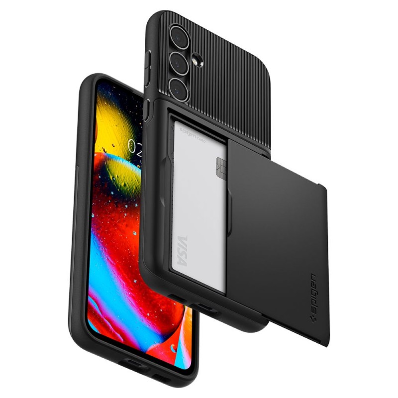 Θήκη Spigen Slim Armor Samsung Galaxy S23 FE 5G S711 Black (ACS06377)