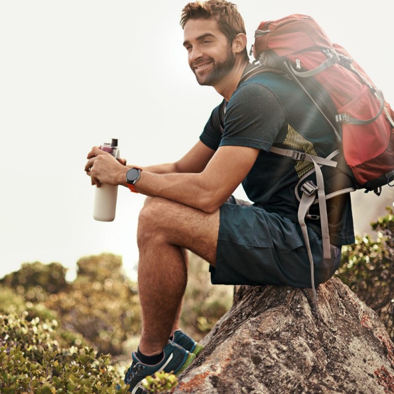 Ανταλλακτικό λουράκι Tech-Protect Scout Nylon για Samsung Galaxy Watch 7 / 6 / 6 Classic / 5 / 5 Pro/ 4 / 4 Classic Orange