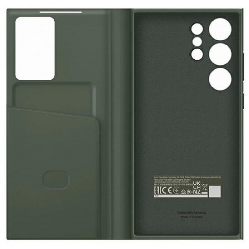 Θήκη Samsung Clear View Cover EF-ZS918CBEGWW Samsung Galaxy S23 Ultra 5G SM-S918 Green (Original)