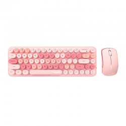 Ασύρματο Πληκτρολόγιο MOFII Wireless Keyboard and Mouse set Bean Pink