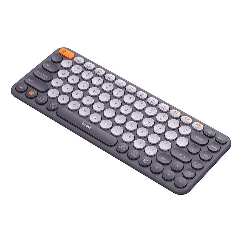 Ασύρματο Πληκτρολόγιο Baseus Wireless Keyboard Frosted Grey
