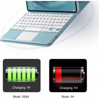 Θήκη Πληκτρολογίου & Keyboard QWERTY with TouchPad Lenovo Tab P11 Pro 1st Gen 11.5" ΤΒ-J706F Black